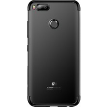 Microcase Xiaomi Mi 5X - Mi A1 Plating Series Silikon Kılıf Siyah