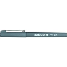 Artline 200 Fineliner 0.4mm Ince Uçlu Yazı ve Çizim Kalemi Gri