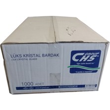 Chs Lüks Kristal Bardak, Sert Plastik, Mika 1000 Adet 1 Koli