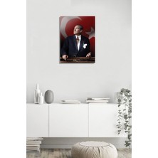 Tablosan Türk Bayrağı ve Atatürk Portresi Kanvas Tablo