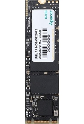 Apacer AS2280P2 480GB 580-950MB/s M.2 PCIe (NVMe) SSD AP480GAS2280P2-1