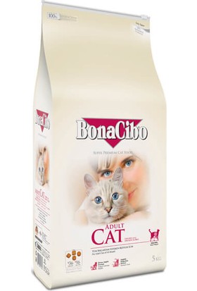 Bonacibo Adult Cat Tavuklu (Hamsi ve Pirinç Eşliğinde) Yetişkin Kedi Maması 2 kg