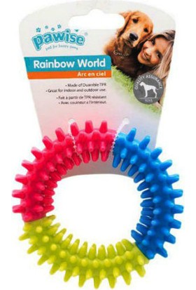 Pawise Rainbow Köpek Diş Kaşıma Oyuncağı L