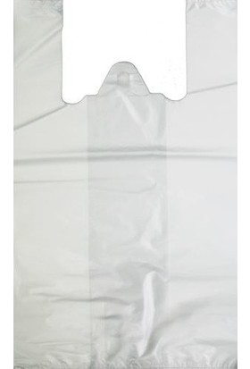 Arafplastik Hışır Atlet Poşet Renk: Beyaz - Orta Boy 37X27 cm - 1 kg