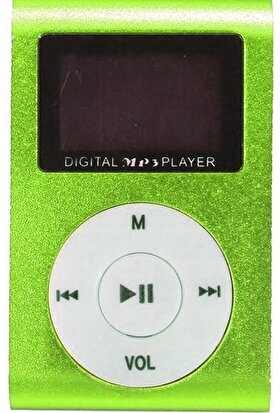 Newnet Dijital Ekranlı Mp3 Player - Yeşil