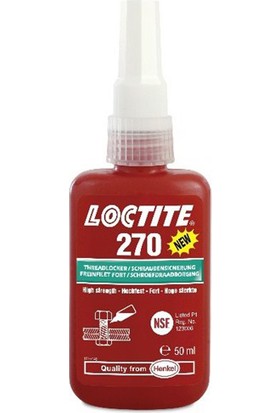 Loctite 270 - Yüksek Mukavemetli Vida Sabitleyici 50 ml.
