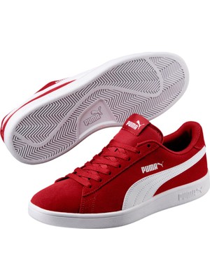 Puma Smash V2 Dahlia Erkek Kırmızı Spor Ayakkabı 364989-06