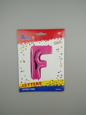 Event Party Store Folyo Balon F Harf Fuşya 102 cm