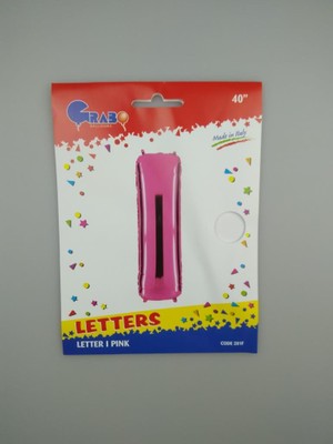 Event Party Store Folyo Balon I Harf Fuşya 102 cm