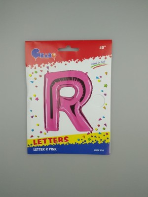 Event Party Store Folyo Balon R Harf Fuşya 102 cm