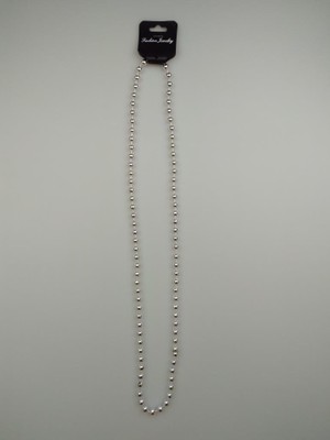 Event Party Store Parti Kolye Boncuk 80 cm Gümüş Metalik