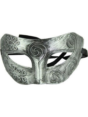 Event Party Store Roma Savaşçı Maske Gümüş