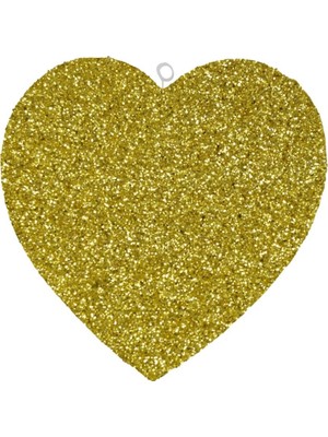 Event Party Store Strafor Kalp Gold 26 cm x 25 cm