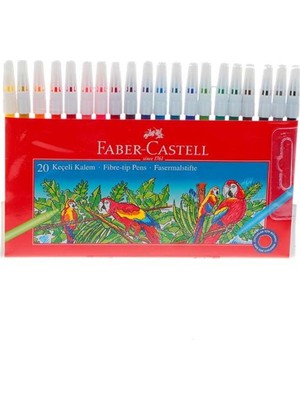 Faber-Castell 20 Renk Keçeli Kalem 6 Lı 155120