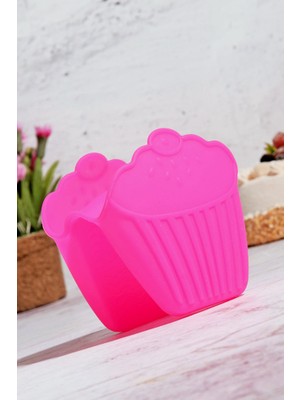 Kitchen World Cup Cake Şekilli lüx Silikon Fırın Tutacağı