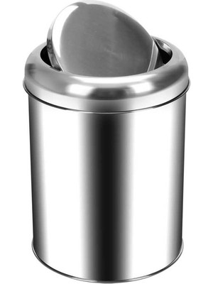 Palex 3822-20 Krom Pratik Kapaklı Çöp Kovası 20 Litre