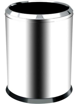 Palex 3820-45 Krom Çemberli Çöp Kovası 45 Litre