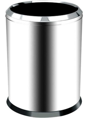 Palex 3820-12 Krom Çemberli Çöp Kovası 12 Litre