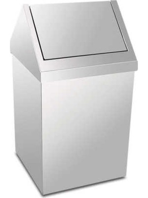Palex 3800-316 Metal Çatı Kapaklı Çöp Kovası 16 Litre