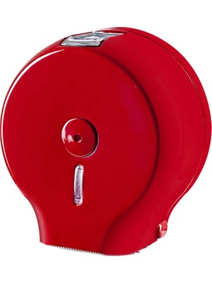 Palex 3444-B Mini Jumbo Tuvalet Kağıdı Dispenseri Kırmızı