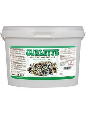 Ovalette Koyu Renkli Çakıl Taşı Çikolata Draje 2,5 kg
