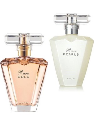Avon Rare Gold Kadın Parfüm 50 ml ve Avon Rare Pearls Kadın Parfüm 50 ml
