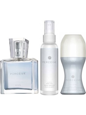 Avon Perceive Kadın Parfüm 30 ml ve Avon Perceive Vücut Spreyi ve Avon Roll-On