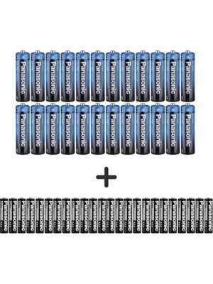 Panasonic 48'li Özel Pil Paketi(24 Aa+24 Aaa)