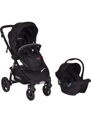 Kraft Fit Travel Bebek Arabası - Siyah