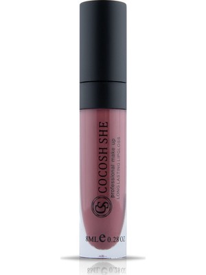 Cocosh She Professional Make Up Long Lasting Lipgloss Who Lipstick Ruj 20 Ametist
