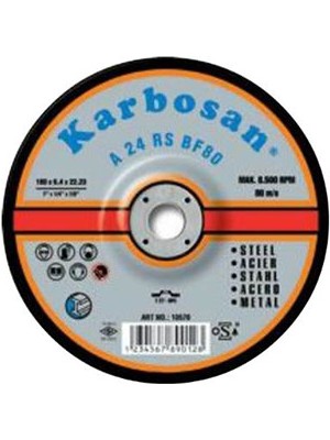 Karbosan 115X6.4  Taşlama Taşı