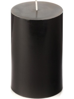 MumvemuM 7 x 15 Siyah Silindir Mum