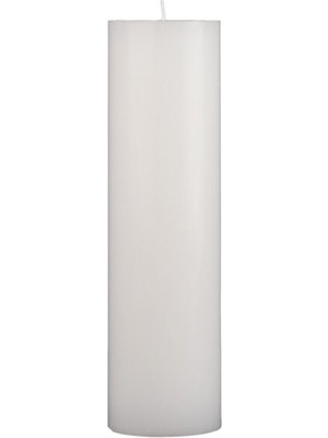MumvemuM 7 x 25 Beyaz Silindir Mum