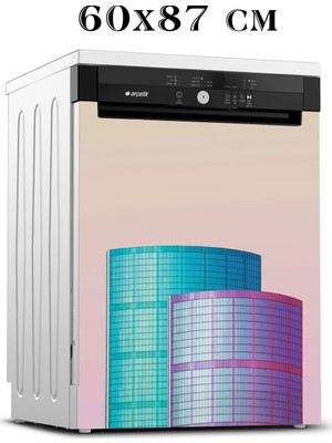 Renkselart Bulaşık Makinesi Sticker 156