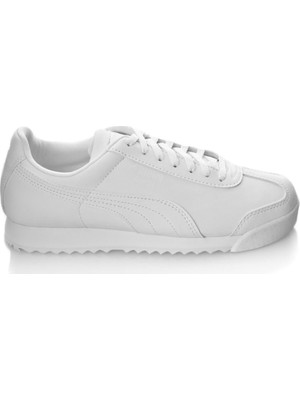 Puma Beyaz Genç Ayakkabısı 354259141 Roma Basic Jr