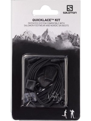 Salomon Quicklace Kit Siyah Ayakkabı Bağcığı