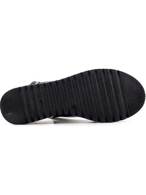 Pierre Cardin Pc-6052 Kadın Dolgu Topuk Sandalet