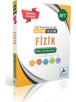 Paraf Yayınları AYT Fizik Soru Kütüphanesi Tamamı Çözümlü Yeni Başlayanlar İçin Adım Adım