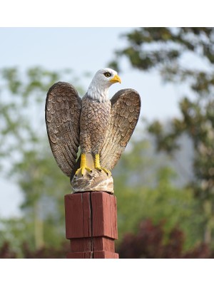 Kovmatik Güneş Enerjili Sesli Kuş Uzaklaştırıcı Kartal Maketi