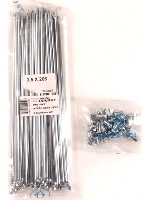 MotoMaster Universal ENDURO Nipel Jant Teli 3,5X266Mm 90°-Yamaha Kros