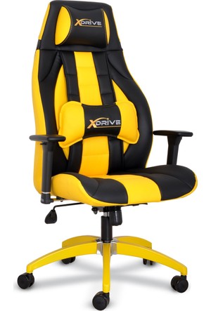 Xdrive Atak Massage Professional Gaming Chair Yellow Black