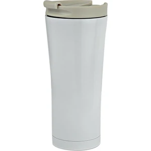 Çift katmanlı Kaliteli Paslanmaz Çelik 500 ml Seyahat Termos Bardak Beyaz