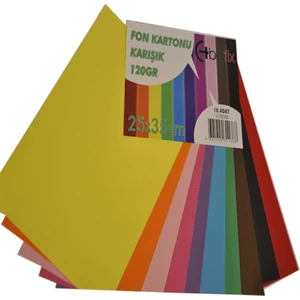Bafi̇X 10 Renk 25 X 35 Fon Kartonu