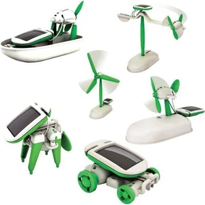 Güneş Enerjili Robot Oluşturma Seti 6 İn 1 Solar Kit