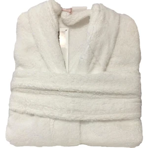 Çocuk Bornozu Kapşonlu Beyaz 3-4 Yaş