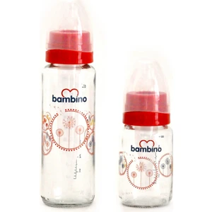 2’li Biberon Seti Kırmızı 225 ml + 125 ml