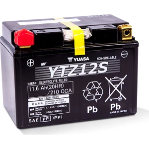 YTZ12S Motosiklet Aküsü