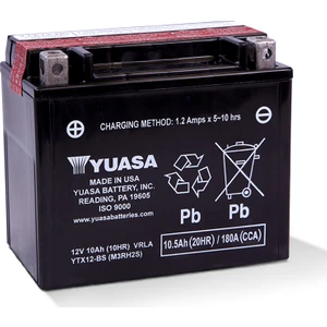 YTX12-BS 12 V 10.5 Amper Motosiklet Aküsü