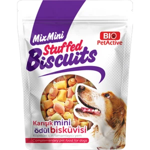Bio Pet Active Stuffed Karışık Ödül Bisküvisi 200 gr