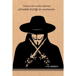 V For Vendetta - Kraft Defter